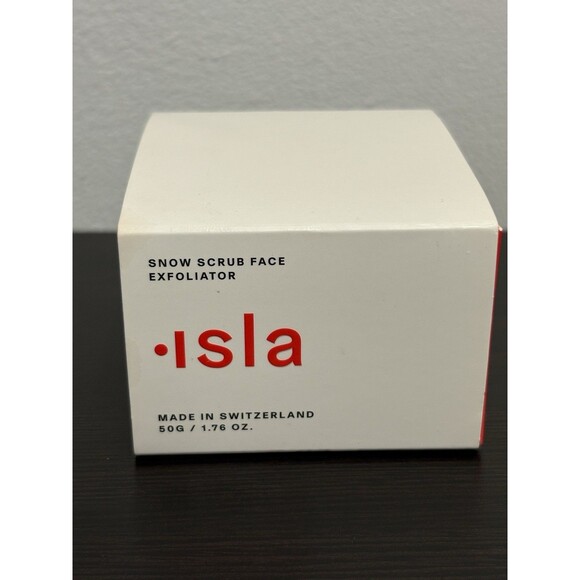 Isla Snow Scrub Face Exfoliator 1.76oz | New W/ Fast Shipping! R#10 - Picture 1 of 4